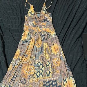 Floral Print Maxi Dress